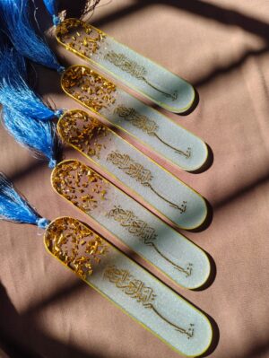 Resin Bookmark (Blue)