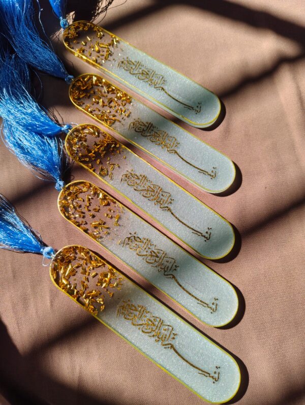 Resin Bookmark (Blue)